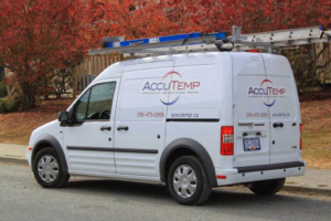 Accutemp vehicle on the road